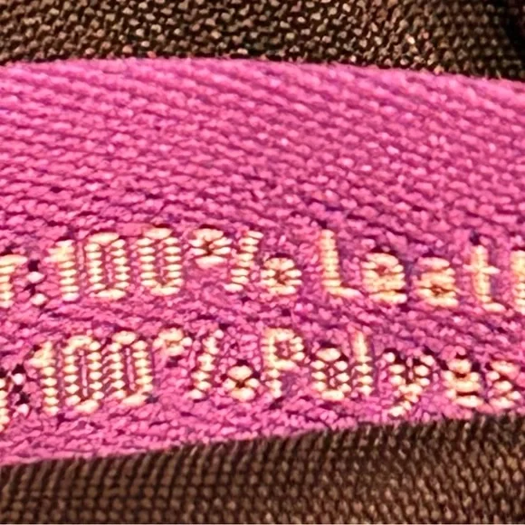 Terzetto Genuine Leather Mini Handbag w/Blue Cup Keychain Approx. 5.5 x 5 x 2 - Picture 11 of 14